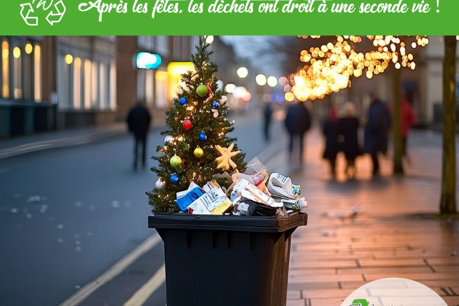 Après les fêtes, les déchets ont droit à une seconde vie