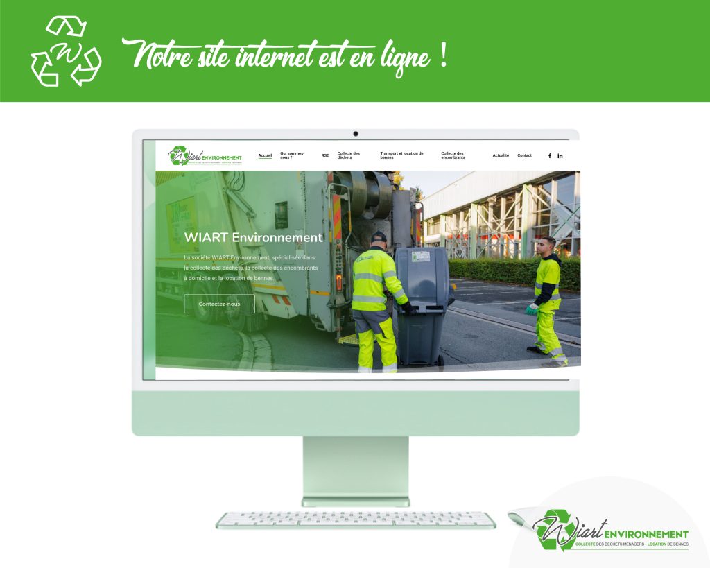 site internet WIART Environnement planning de collecte