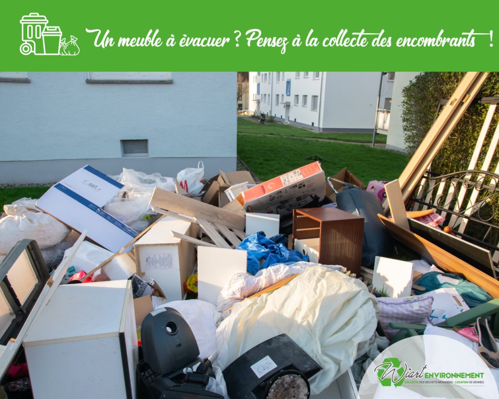 collecte des encombrants évacuer meubles