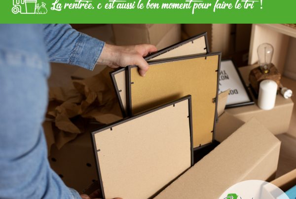 Cartons de déménagement, vieux meubles d'étudiants, appareils remplacés, placards qu'on vide avant de reprendre le rythme, comment s'en débarrasser avec Wiart Environnement
